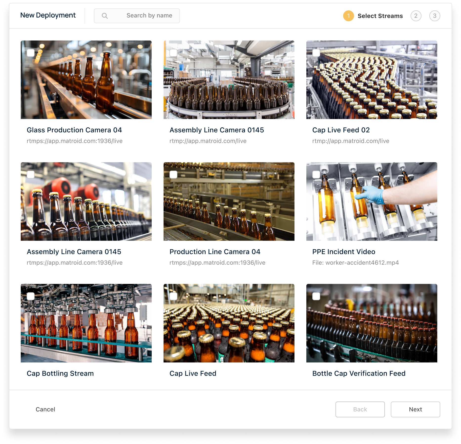 Matroid deployment design select.